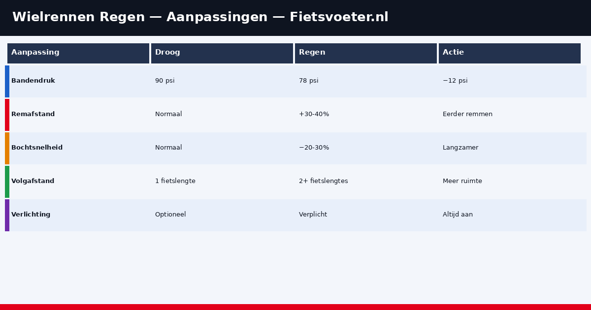 Regenkleding tips wielrennen 2026 — waterproof ademend lagensysteem Fietsvoeter.nl