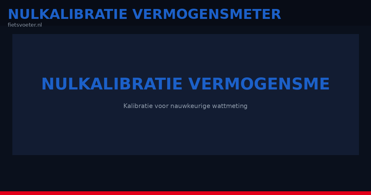 Fietscomputer nulkalibratie vermogensmeter scherm - kalibratie Favero Assioma Garmin 2026 Fietsvoeter.nl